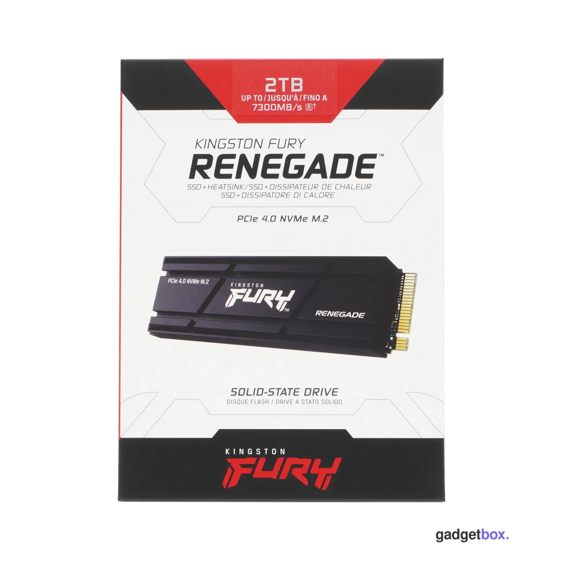 Твердотельный накопитель SSD Kingston FURY Renegade SFYRDK/2000G M.2 NVMe PCIe 4.0 HeatSink — фото 3